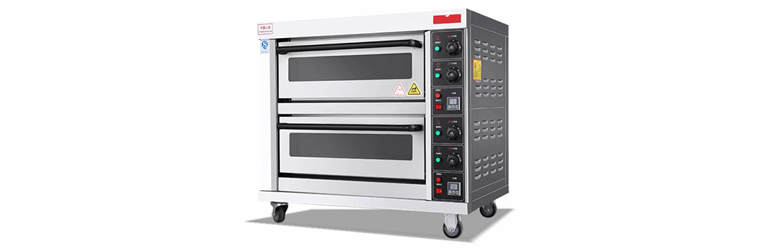 Double Deck Electric Oven Stainless Steel
