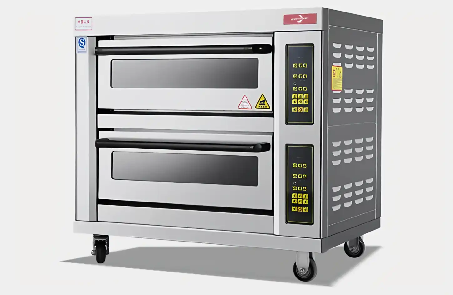 energy saving double deck electric oven